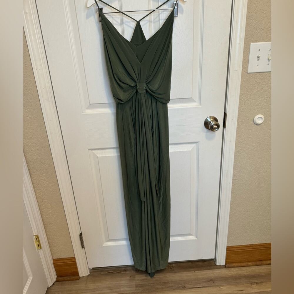 NWT Misa Los Angeles Maxi Dress Olive Green size XS
